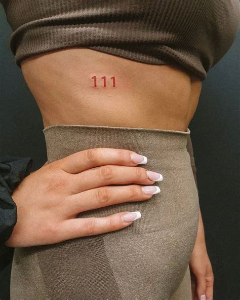 57 Spiritual Angel Number Tattoos with Meaning